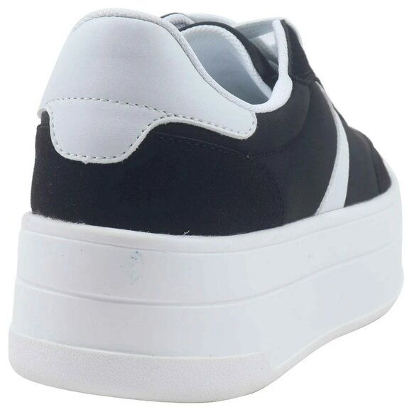 NWT No Boundaries Women's Platform Sport Sneakers Black Size 9 - Picture 3 of 6